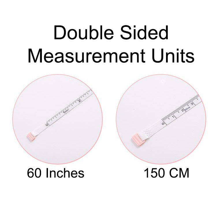 Tiny Retractable Tape Measure (1.5m/5ft) - Portable for Travel & DIY